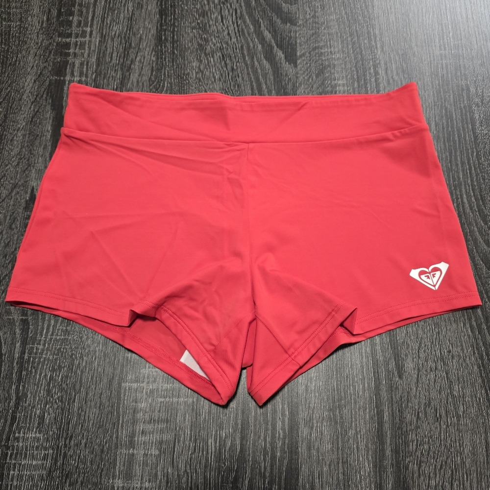 Roxy Women's Red Biker Volleyball Athletic Shorts